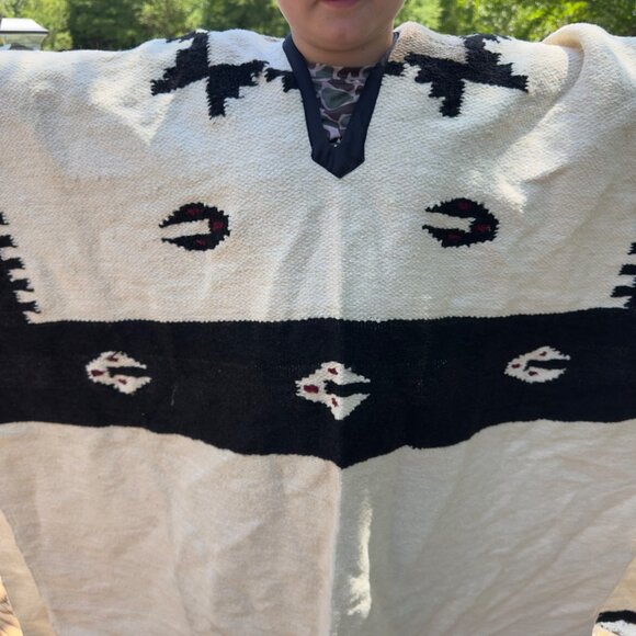 Serape poncho Indiana collection - Picture 2 of 3